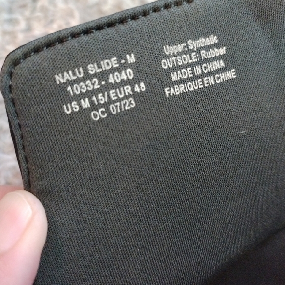 OluKai Black Slide Sandals for Men - Picture 3 of 10